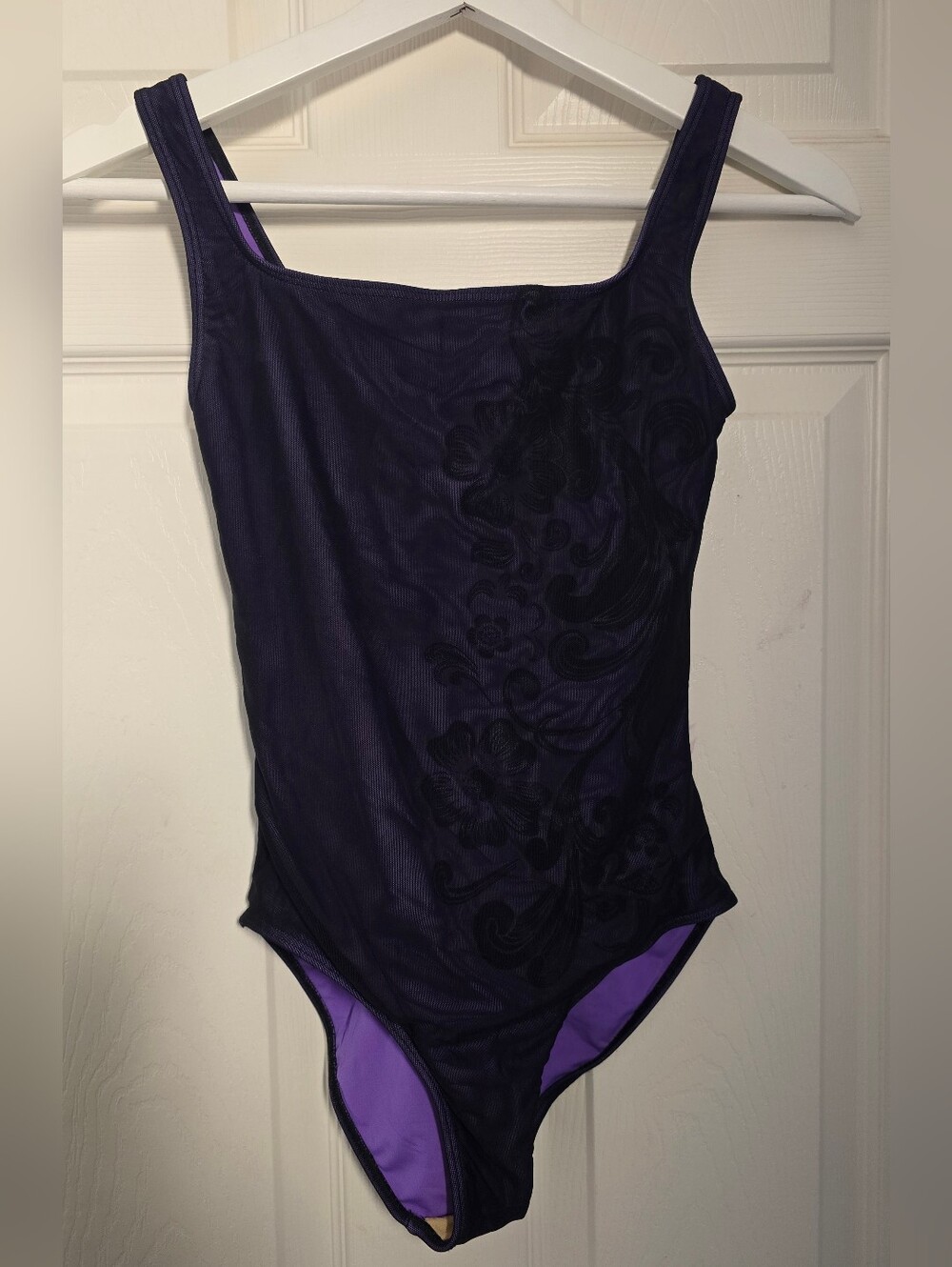 Ballet Rosa Layered Floral Print Leotard Adult Medium - Picture 2 of 8